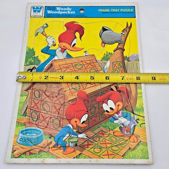 Frame-Tray Puzzles The Love Bug Herbie Woody Woodpecker Vintage Whitman Disney 1 - Picture 3 of 9